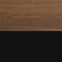 walnut and black swatch